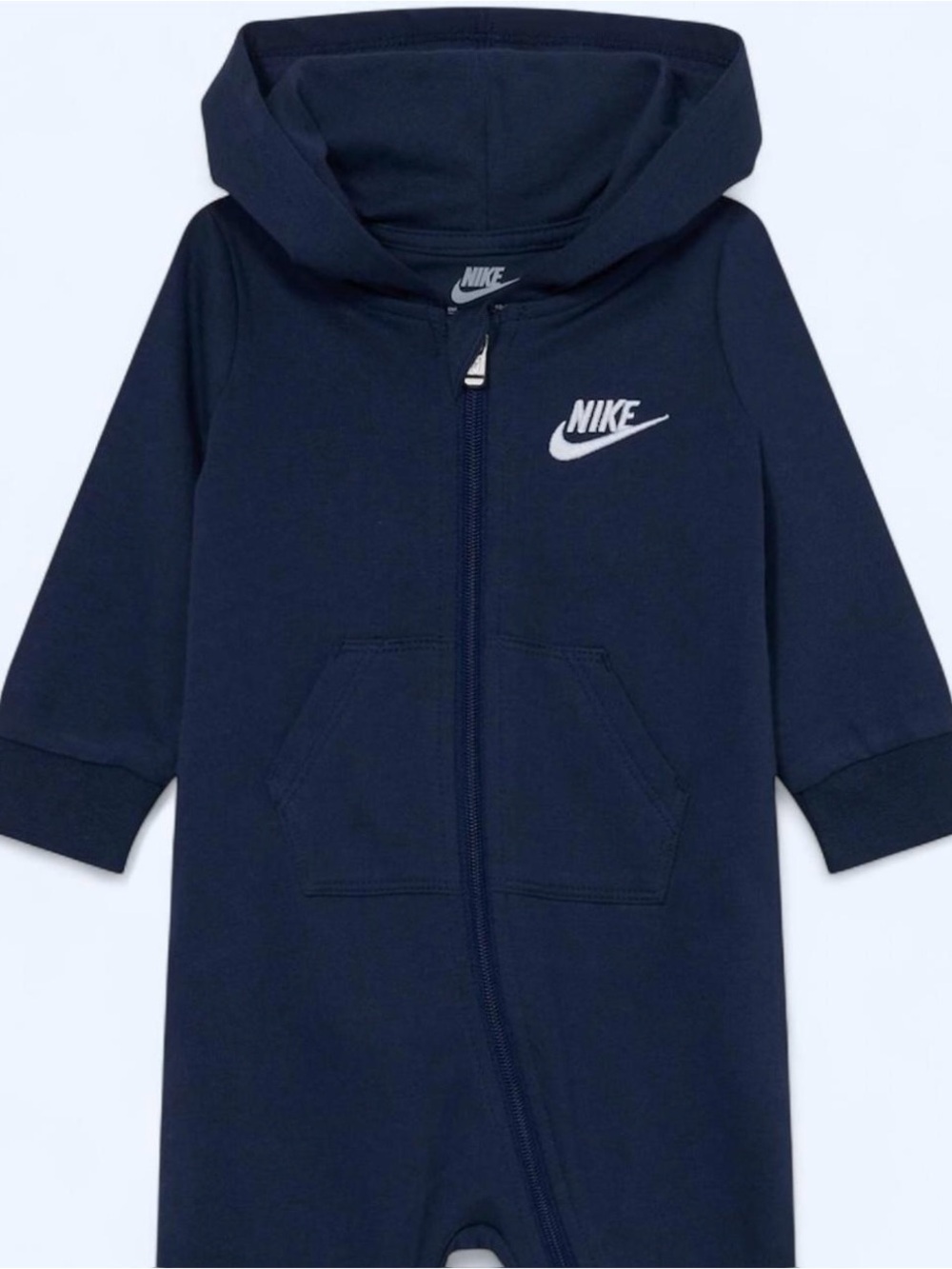 Nike Navy Pullover with White Swoosh